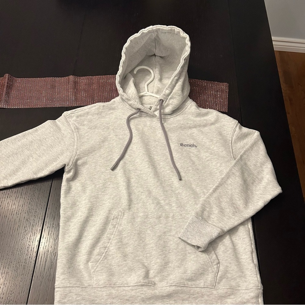 Bench light grey  sweatshirt hoodie, size S - Picture 3 of 12